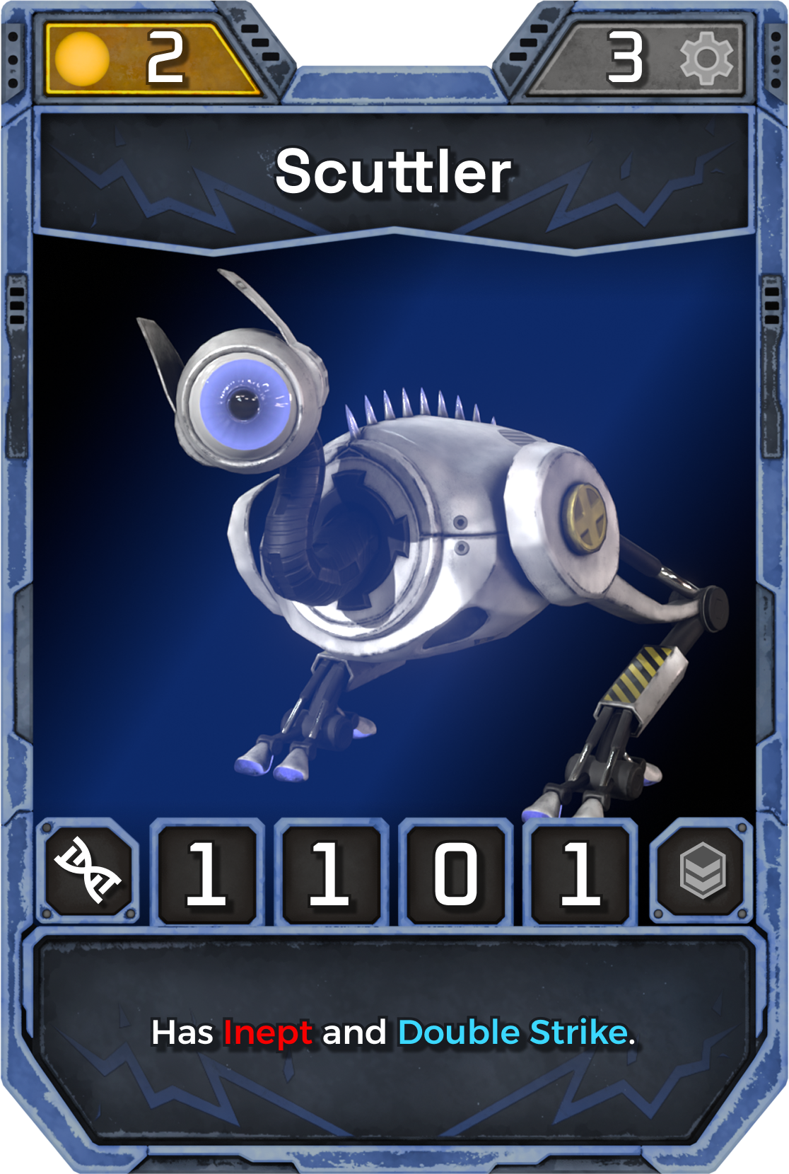 Scuttler Biobot Card