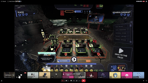 Card game view — today