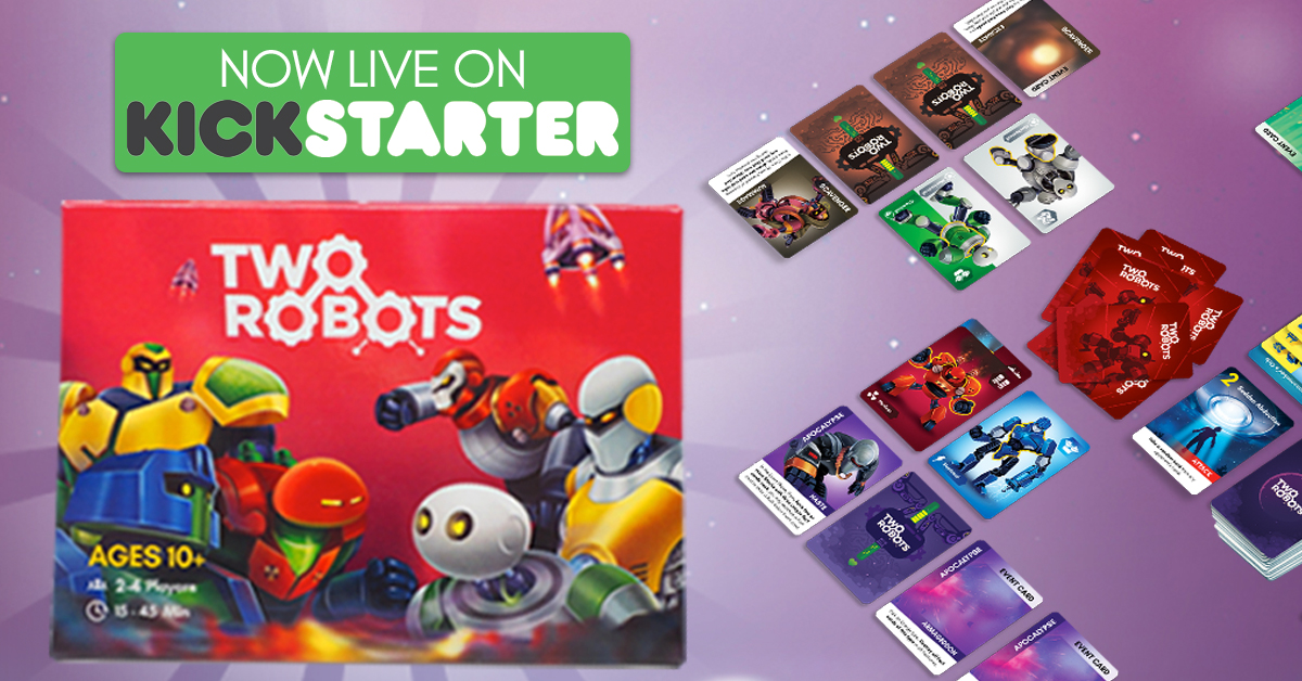 Two Robots — original 2019 Kickstarter campaign
